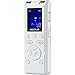 Digital Voice Activated Recorder, WEEFUN 8GB Rechargeable Sound Audio Dictaphone, Double Microphone with A-B Repeat, Memory Expansion, Built in Noise Reduction Function Recording Device ( White )