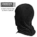 OMECHY Balaclava Windproof Ski Mask Outdoor Cold Weather Face Mask Motorcycle Neck Warmer Tactical Hood, Black Mesh One size