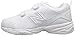 New Balance Boys' KV624 Hook and Loop Training Shoe, White, 13 M US Little Kid