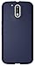 Diztronic Moto G4 Case, Full Matte Slim-Fit Flexible TPU Case for Motorola Moto G⁴ and Moto G⁴ Plus (4th Generation Only) 2016 (Matte Dark Navy Blue) - NOT for Moto G4 Play Model