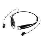 Wireless Stereo Bluetooth Headset Neckband Sport headphone Earphone for Iphone 4/4s/s/5c/5s/6/6 Plus,Samsung Galaxy S3/S4/S5 Note 4 3 2,Smart phone,Ipad 2/3/Air and Tbalet PC - Black (Black*1)