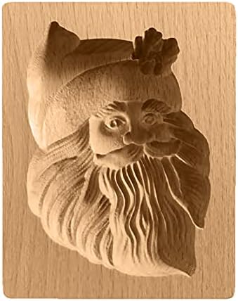 Squirrel Wooden Cookie Mold, Moule à Biscuits 3D En Bois Sculpté