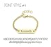 Personalized Dainty Baby Name Gold Bar Bracelet - Hypoallergenic - Custom Engraved Babies Name - Newborn to Children Sizes