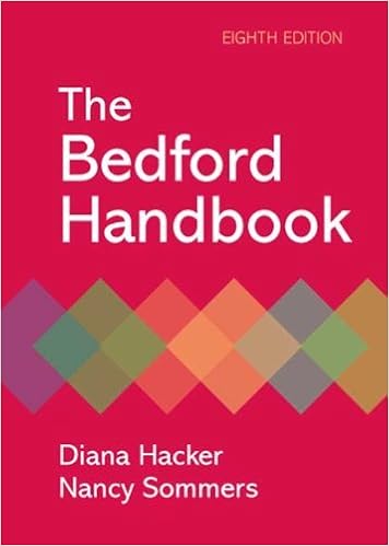 By Diana Hacker The Bedford Handbook 8th Eigth Edition Diana Hacker Nancy Sommers 8580000899153 Amazon Com Books