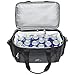 Large Cooler Bag with Dual Insulated Compartment, Heavy Duty Material, Thick Insulation and Replaceable Liners.