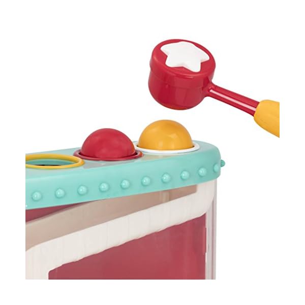 Battat--Pound-Roll--Baby-Activity-Toy-Station-with-1-Toy-Hammer-and-4-Balls-for-Kids-12-Months-7-pcs Battat – Pound & Roll – Baby Activity Toy Station with 1 Toy Hammer and 4 Balls for Kids 12 Months + (7-pcs), Multicolor…