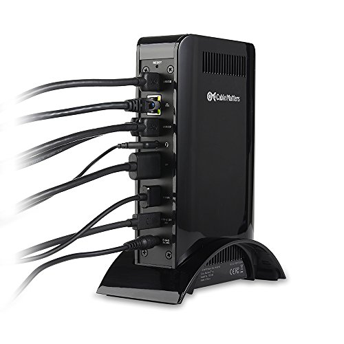 [Certified] Cable Matters Hybrid Docking Station - Wired USB-C or Wireless 60 GHz for Windows Computers