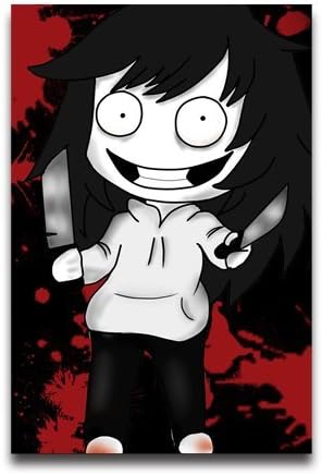 Jeff The Killer Creepypasta Custom Decorative Art Poster Print 20 X 30 Inch
