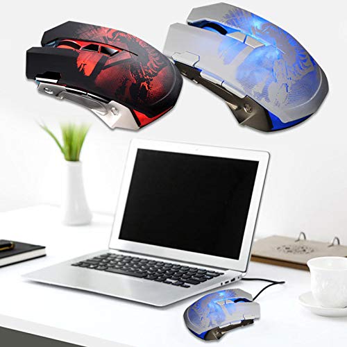 MINBB USB Wired Mouse Optoelectronic Mouse Optical Mice 3200dpi 8keys USB Gaming Control PC Notebook Working Laptop Tablet