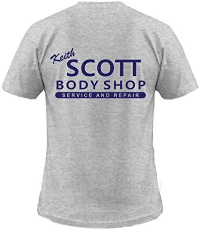 Keith Scott Body Shop T-shirt Front / Back (Medium, Back)