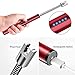Candle Lighter, Long Flexible Reusable Arc Lighter USB Rechargeable Windproof Flameless Lighter for Multipurpose Like Candle, Grill, Barbaque,Campefire, Birthday Party, Hiking (Red)