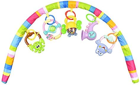 Epaynetwork Stroller Hanging Toys, Stroller Arch Toy,Cot Winding Cradle Baby Play Bed Bell Pendant Rattles Mobile Detachable Bed Toys