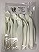 Blue Water Candy - Rock Fish Candy 9-Inch Shad Bodies, 12 Pack (White)