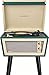 Crosley CR6231A-GR1 Sterling Portable Turntable with Aux-in, Green & Cream