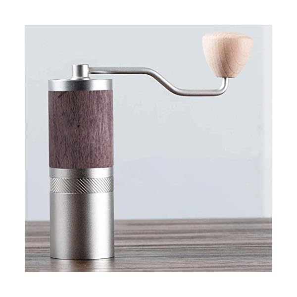JWCN Manuelle Kaffeemühle Tragbare Kaffeebohne Mühle Hexag Edelstahl Conical Burr Kaffee Mühle Schnelle Demontage für… – Bild 3