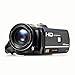 JEWUNO Powpro PP-HDV-D395 3.0 Inch LCD WiFi 18X Zoom Digital Video Camcorder IR Night Vision Camera with Touch Screen 24MP HD Digital Camera…