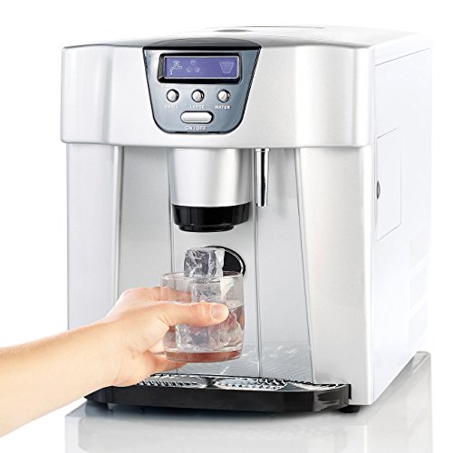 Rosenstein & Söhne Eiswürfelbereiter: Eiswürfelmaschine EWS-2300, Eis- und Wasserspender (Eiswürfelmacher, Eiswürfelspender, Eiswürfelmaschiene) – Bild 3