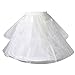 Dresstore Girls Petticoat Flower Girl Crinoline Skirt Wedding Slip White-A