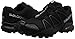 Salomon Men's Speedcross 4 Trail Running, Black/Black/Black Metallic, 7