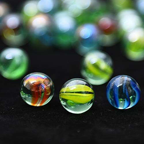 Fworld 20 Pieces Cats Eyes Glass Marble / Sling Shot Ammo - Thumbnail 3