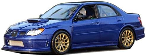 KKD Scale Model Simulation Vehicle 1:24 Subaru Impreza Impreza WRX STI Alloy Car Model Original Simulation Car Model Toy Car Collection Gift Decoration (Color : Blue)