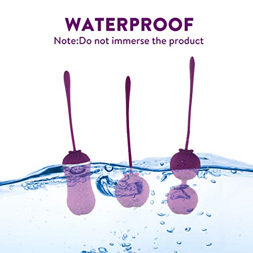 Boules de Geisha vibromasseur femmes contrôle de la vessie FOVEL 4 boules évolutives-10 Modes -Kegel Balls Médicale pour Exercices de Plancher Pelvien-oeuf vibrant sans fil