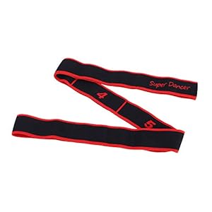 Keenso Resistance Band, 4 Colors 8 Loops Yoga Resistance Band Latin Dance Elastic Stretching Belt Fitness Exercise Pulling Strap