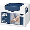 Tork Cocktailservet Zand, 1/4-vouw 2-laags, 24 x 24 cm, 12 x 200 servetten, 477828