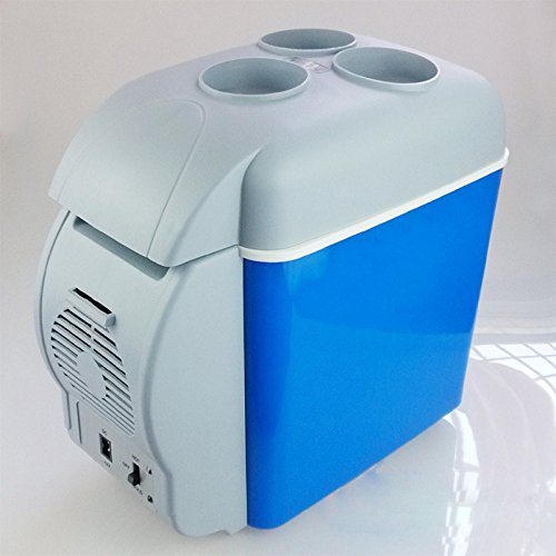 Click Here to See More Images GEXING Auto Kühlschrank 7.5L Refrigerators Mini Fridges Car Fridge Auto Dual-Use Kleine Box Auto-Single-Door-Dual-Use,7.5L