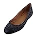 COACH Womens Chelsea Mat Cap Toe Slide Flats, Black Smoke, Size 8.0