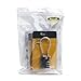 OULII TSA Approved Locks Security Luggage Locks Combination Padlocks 4-Pack 3-Digit Black