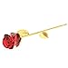NUOLUX Valentines Day Gift,Crystal Rose Flower for Her (Red)