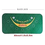 TX GIRL Blackjack Layouts Suede Rubber Black Jack