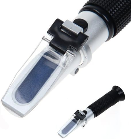 Cmall 10-30% water,honey refractometer/moisture RHF-30ATC (Calibration oil/set included) with ATC for Bee Keeper