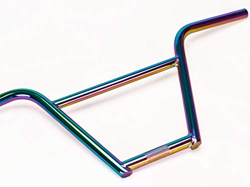 oil slick bmx bars