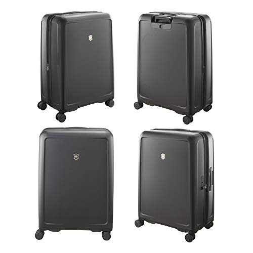 Victorinox Connex Hardside Spinner Luggage, Black, CheckedLarge (28