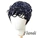 Flandi 100% Human Hair Pixie Cut Wigs Short Brazilian Virgin None Lace Human Hair wigs Short Curly Wigs for Black Women