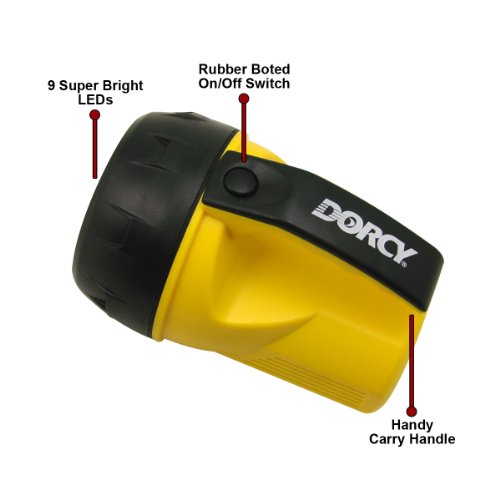 Dorcy 411047 Mini LED Flashlight Lantern with Top Handle, 27Lumens