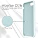 TORRAS Designed for iPhone SE Case 2nd/ iPhone 7 Case/iPhone 8, Liquid Silicone Gel Rubber Case Soft Microfiber Compatible with iPhone 8/ iPhone 7/ iPhone SE 2nd Generation, Mint