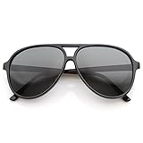 zeroUV - Polarized Protective Lens Classic Teardrop Design Plastic Aviator Sunglasses