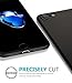 TOZO for iPhone 7 Case iPhone 8 Case PP 0.35mm World's est Protect Hard Case Semi Transparent Light Weight 4.7 inch. Matte Mocha Black