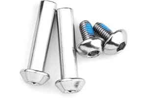 KTKEET Mountain Bike Shock Absorber Screw 21-86MM Bike Full Suspension Absorber Bolts Rear Shock Screws 2/4/10 PCS M8 Steel Strong Screws for E-bike,Scooter,Folding Bike (2PCS,35mm)