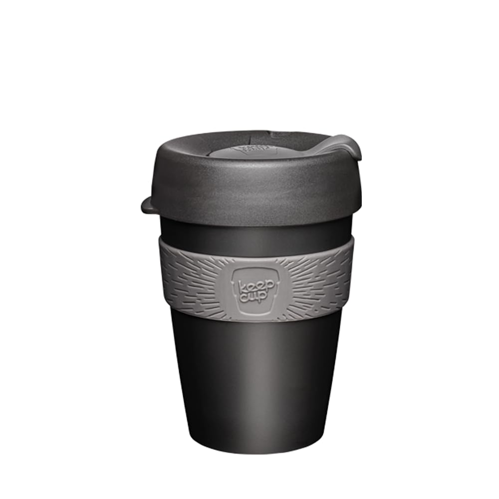 KeepCup Original, Lightweight Reusable Coffee Cup with Splashproof Sipper Lid - 12oz/340ml - Doppio