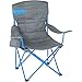 Kelty Essential Camping Chair, Smoke/Paradise Blue – Folding Camp Chair for Festivals and Beach Days