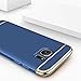 Coohole Electroplate Hard Shockproof Case Cover for Samsung Galaxy S7 Edge, Blue