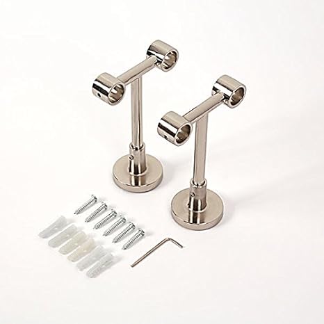 barras de cortina soporte techo doble