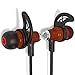 Symphonized NRG Bluetooth Wireless Wood in-Ear Noise-isolating Headphones, Earbuds, Earphones with Mic & Volume Control (Black)