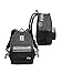 Victorias Secret Pink Campus Backpack Pure Black/ Dark Grey