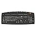 Keys-U-See Black Large Print Keyboard - High Contrast Black on White Keys - Enhanced Visibility for Easy Typing - for Visually Imparied People - Product #10090104