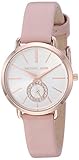 Michael Kors Women's Quartz Stainless Steel and Leather Casual Watch, Color:Pink (Model: MK2735)